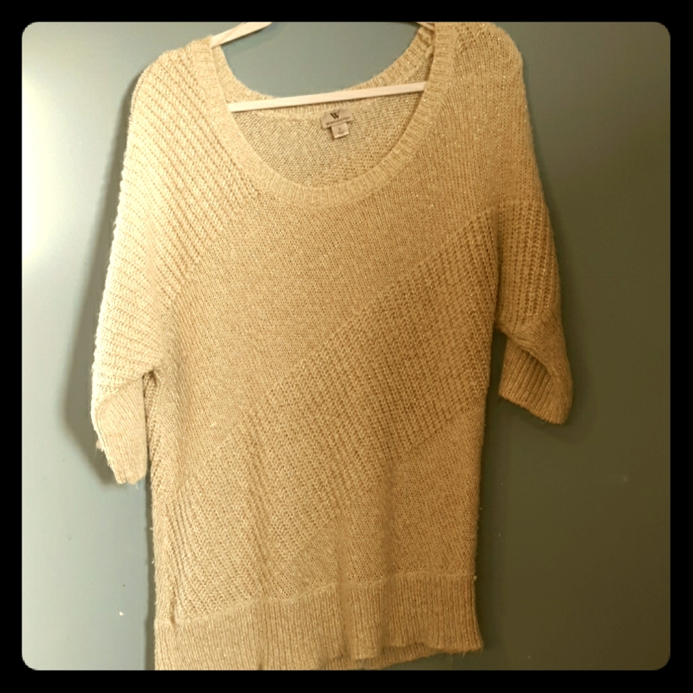 Crocheted winter sweater